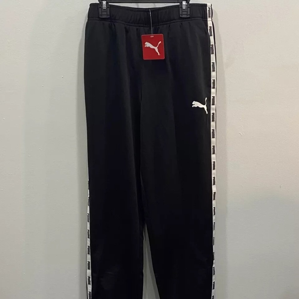 Puma Activewear Jogger Pant 848582 01 TD44536 Men's Micro Tape Tricot Black Sz L